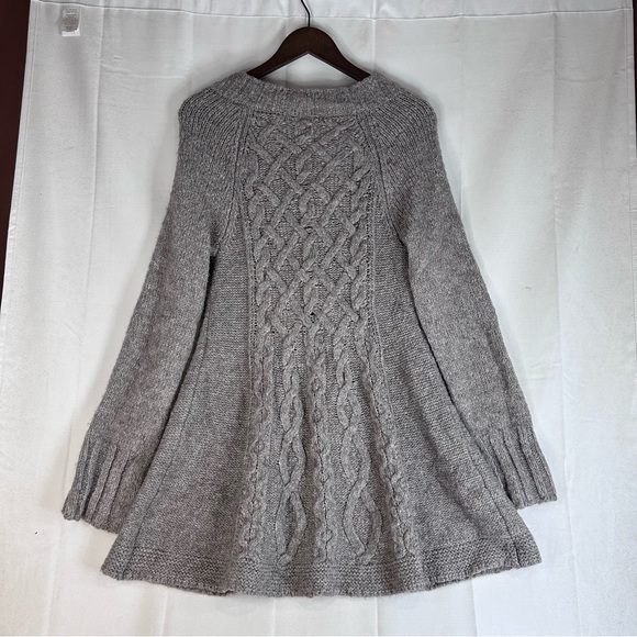 Free People Gray Cable Knit Cardigan - Picture 5 of 16